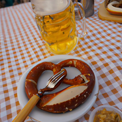 Bierzeltgarnitur mit Lehne