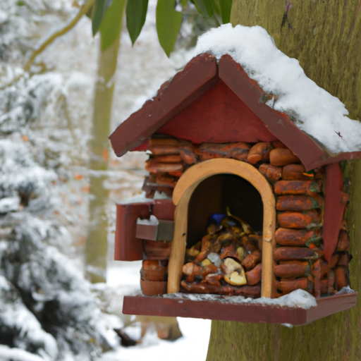 Eichhörnchen-Futterhaus