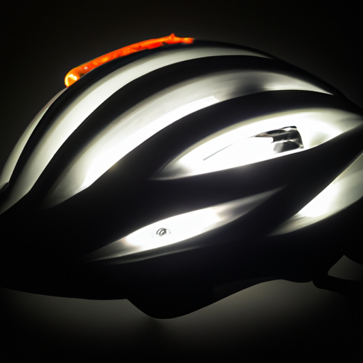 Fahrradhelm mit Licht