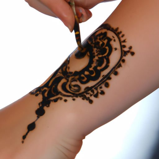 Henna-Tattoo-Farbe