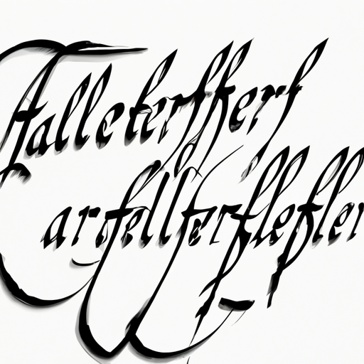 Kalligraphie-Füller