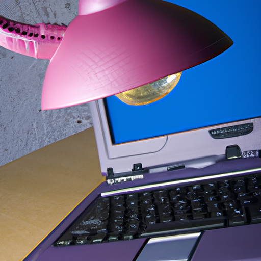 Laptop-Lampe