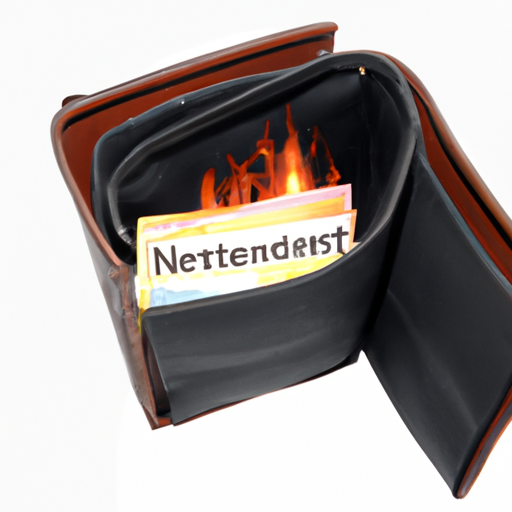 Feuerfeste Geldtasche