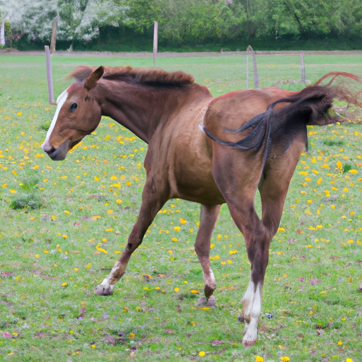 Pferd auf Rollen