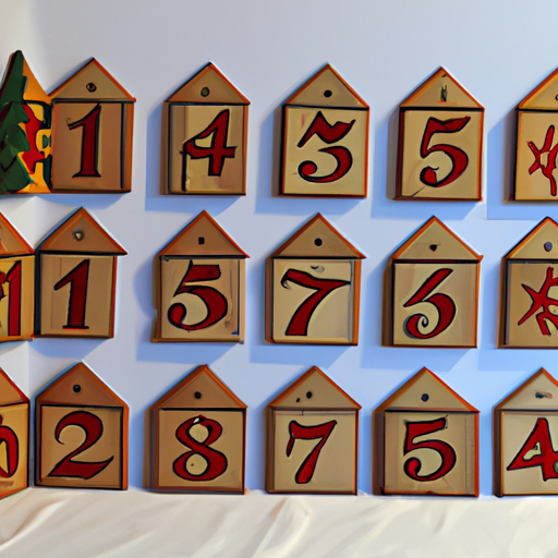 Adventskalender aus Holz